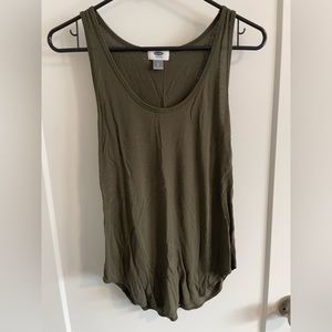 Small Old Navy Olive Green Tank Top